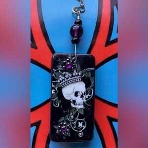 Dia de Los Muertos Domino Pendant